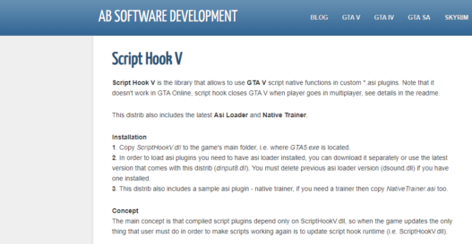 Download Script Hook V for GTA V to run custom scripts, add mods, and enhance your gameplay. The essential modding tool for all GTA 5 enthusiasts!